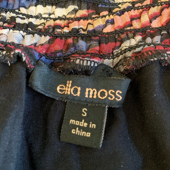 NWOT Ella Moss Ansel Print Silk Midi Dress Sz S - Picture 4 of 8